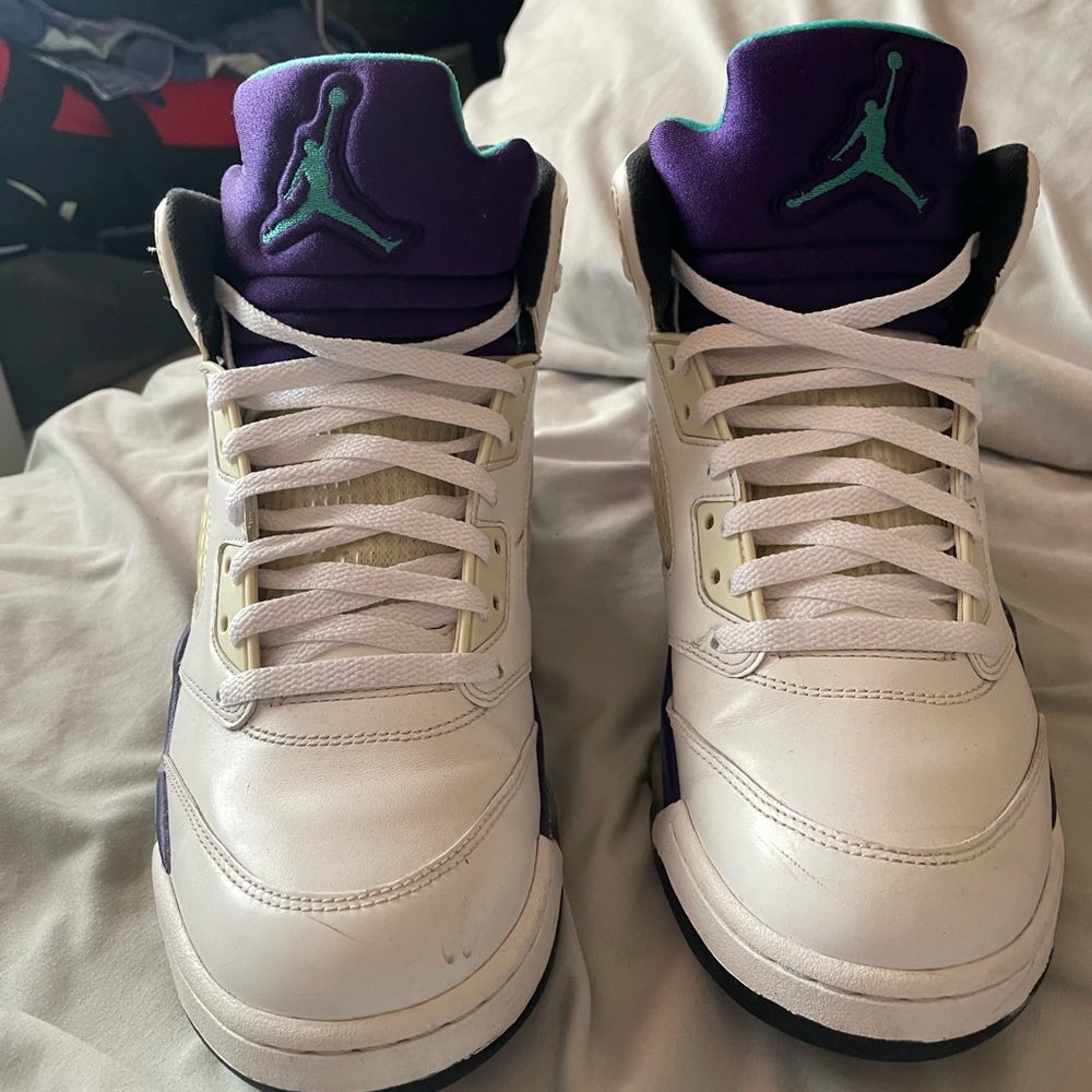 Nike Air Jordan Grape 5 size 10 2012 used
